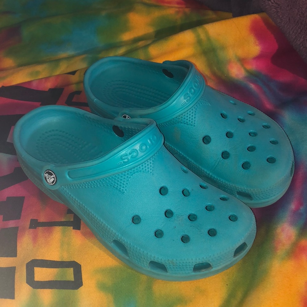Teal Crocs! Great Price
